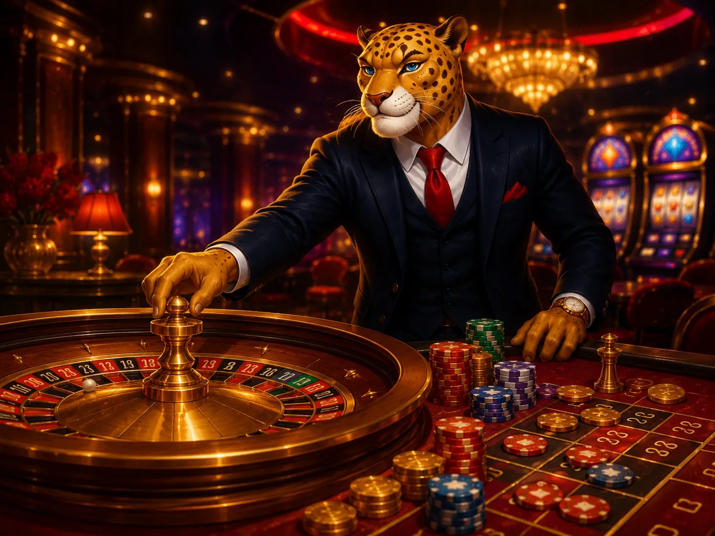 High Stakes Roulette Leopard